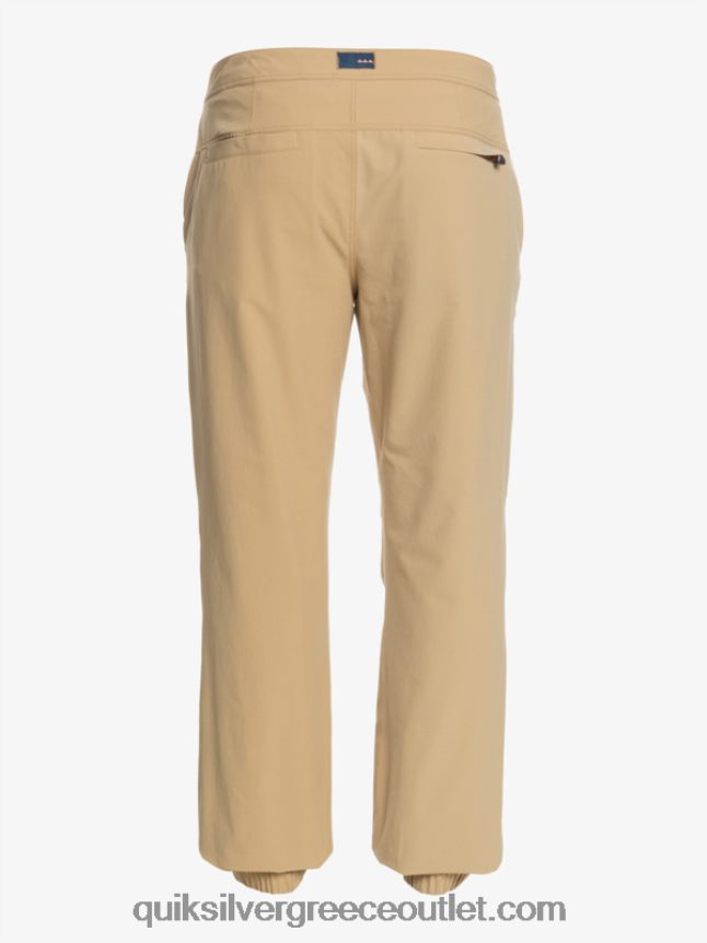 παντελόνι cargo με θαλάσσιο κρεβάτι Quiksilver άνδρες 66LP841846 ταννίνη