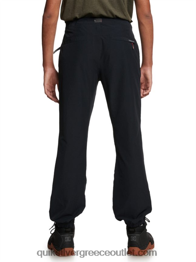 παντελόνι cargo με θαλάσσιο κρεβάτι Quiksilver άνδρες 66LP841847 μαύρος