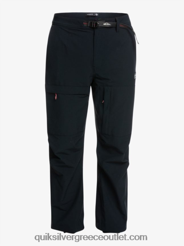 παντελόνι cargo με θαλάσσιο κρεβάτι Quiksilver άνδρες 66LP841847 μαύρος