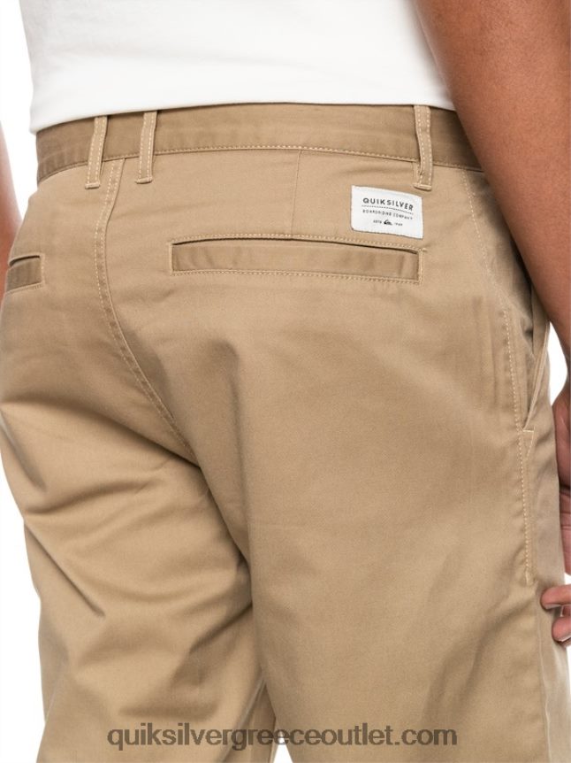καθημερινό παντελόνι chino τσέπης Quiksilver άνδρες 66LP841159 φτελιά