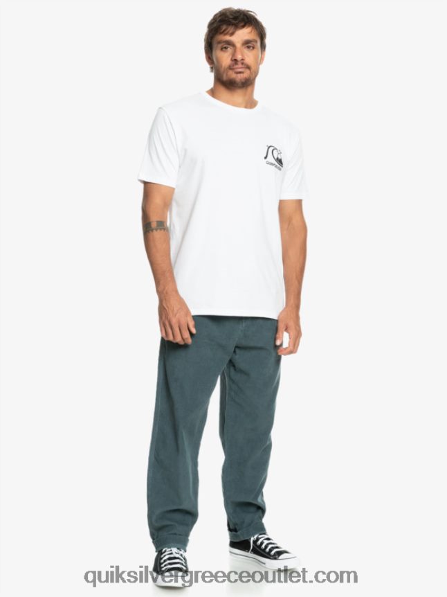 cord beach cruiser κοτλέ παντελόνι Quiksilver άνδρες 66LP84921 σκούρο σχιστόλιθο