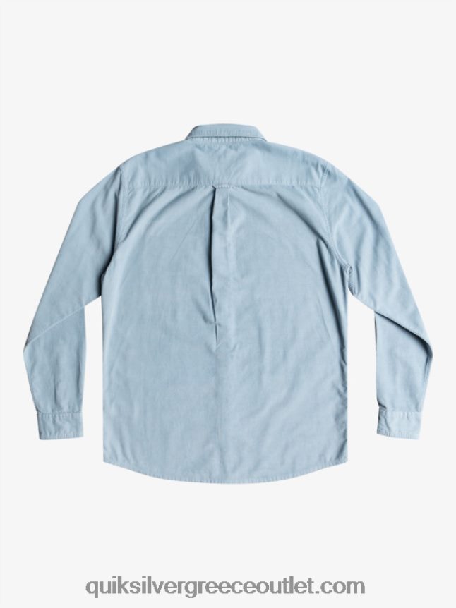 μακρυμάνικο πουκάμισο καπνού Quiksilver άνδρες 66LP841225 ashley blue
