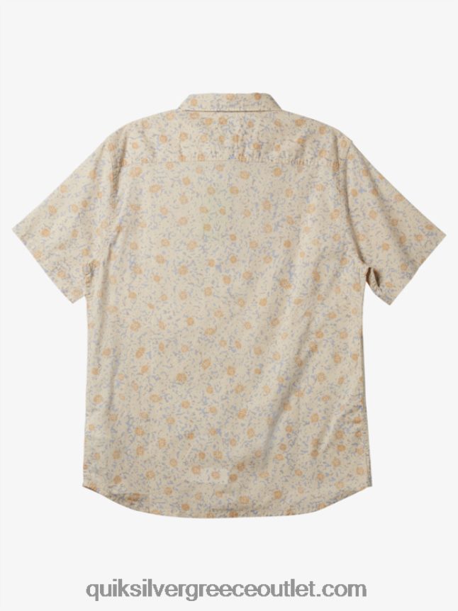 μαλακό κοντομάνικο πουκάμισο Quiksilver άνδρες 66LP841232 σημύδα ώριμος fuzz