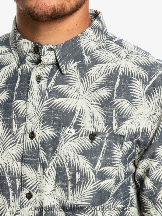 φευγαλέα στιγμή κοντομάνικο πουκάμισο Quiksilver άνδρες 66LP84995 ναυτική φευγαλέα στιγμή