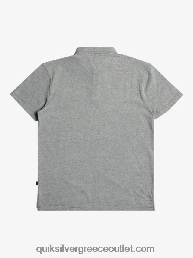 Sunset cruise κοντομάνικο πόλο μπλουζάκι Quiksilver άνδρες 66LP84476 μαύρος