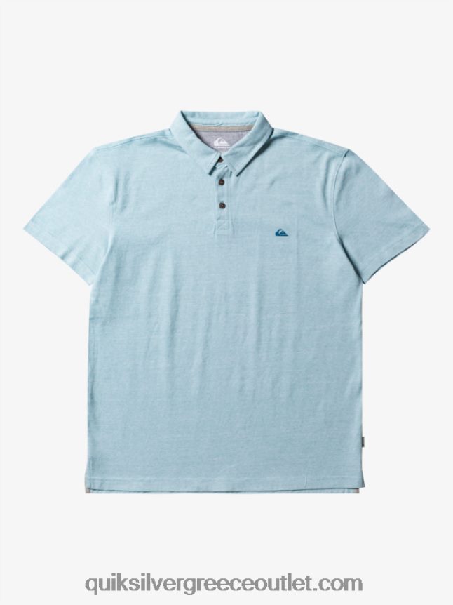 Sunset cruise κοντομάνικο πόλο μπλουζάκι Quiksilver άνδρες 66LP84477 καμέο μπλε