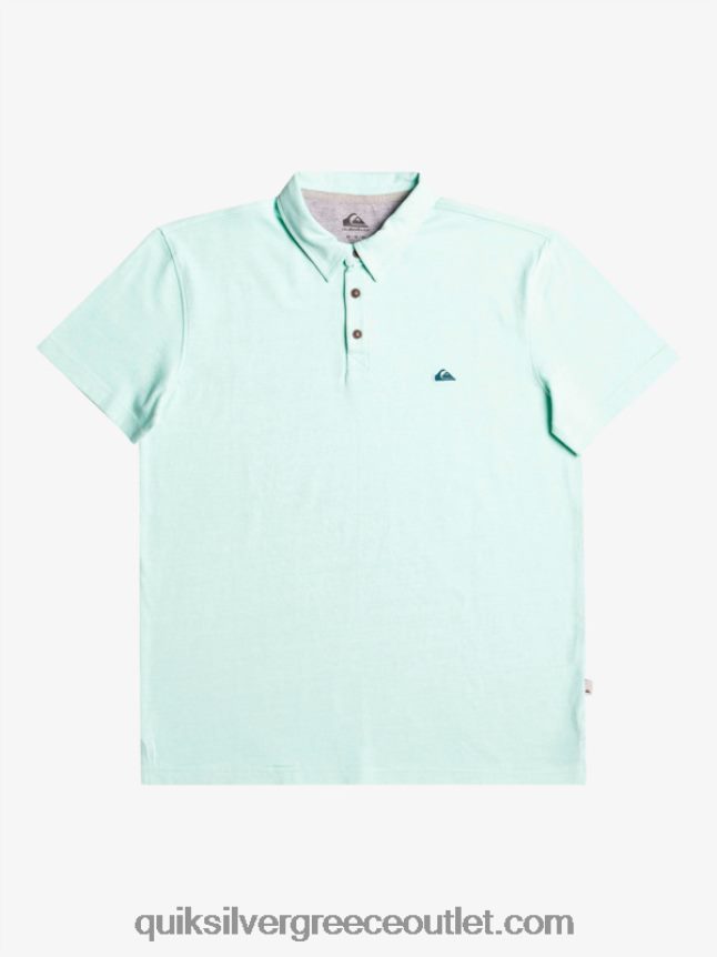 Sunset cruise κοντομάνικο πόλο μπλουζάκι Quiksilver άνδρες 66LP84481 γυαλί παραλίας