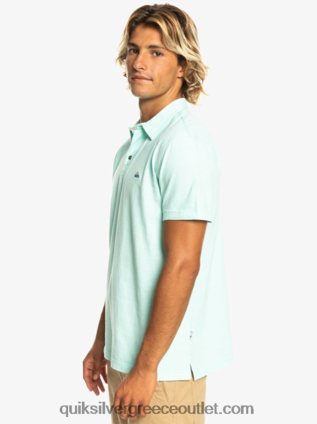 Sunset cruise κοντομάνικο πόλο μπλουζάκι Quiksilver άνδρες 66LP84481 γυαλί παραλίας