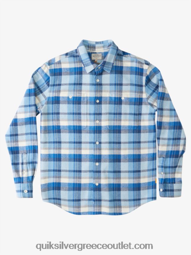 Waterman thunder σετ φανελένιο μακρυμάνικο πουκάμισο Quiksilver άνδρες 66LP841349 σούρουπο μπλε κεραυνοί