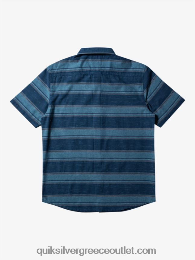 κοντομάνικο πουκάμισο cali sunrise Quiksilver άνδρες 66LP84446 midnight navy cali str