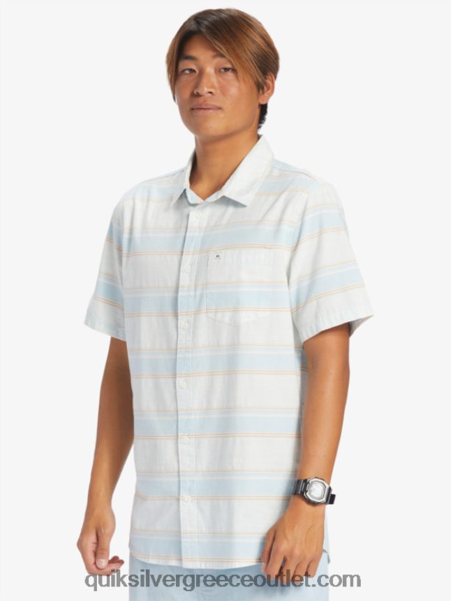 κοντομάνικο πουκάμισο cali sunrise Quiksilver άνδρες 66LP84447 μπλε του ουρανού Cali str
