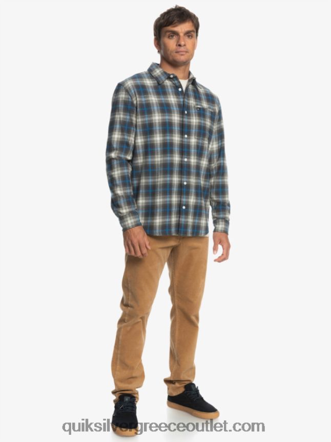 μακρυμάνικο πουκάμισο cramond Quiksilver άνδρες 66LP841048 σταφυλόφυλλα κράμαντ