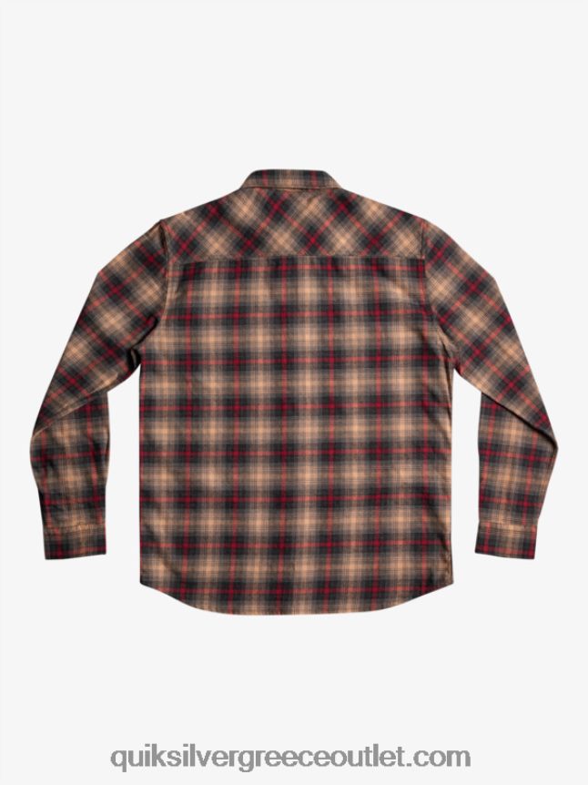 μακρυμάνικο πουκάμισο cramond Quiksilver άνδρες 66LP841049 ρουμπινί κράμαντ