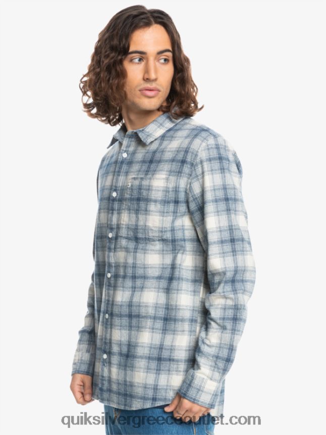 φανελένιο μακρυμάνικο πουκάμισο ganaway Quiksilver άνδρες 66LP841768 σημύδα ganaway