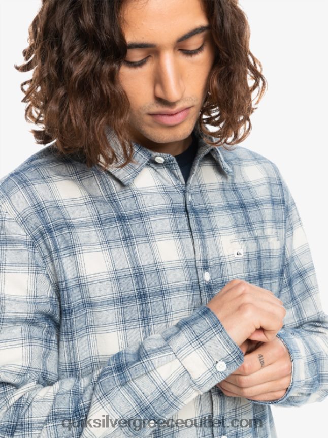 φανελένιο μακρυμάνικο πουκάμισο ganaway Quiksilver άνδρες 66LP841768 σημύδα ganaway