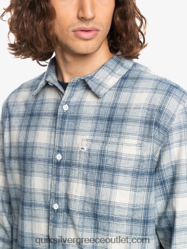 φανελένιο μακρυμάνικο πουκάμισο ganaway Quiksilver άνδρες 66LP841768 σημύδα ganaway