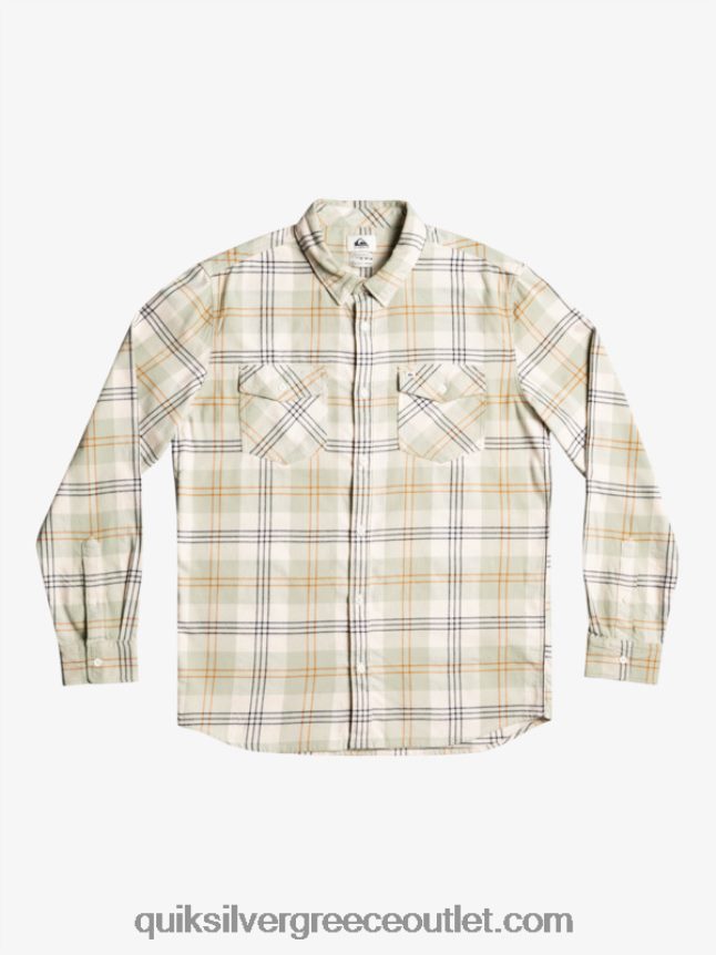 μακρυμάνικο πουκάμισο harelaw Quiksilver άνδρες 66LP841510 φασκόμηλο της ερήμου harelaw