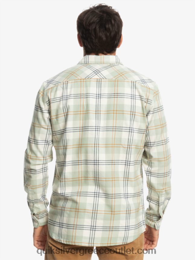 μακρυμάνικο πουκάμισο harelaw Quiksilver άνδρες 66LP841510 φασκόμηλο της ερήμου harelaw