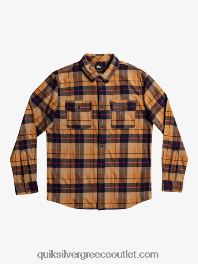 μακρυμάνικο πουκάμισο kinsale Quiksilver άνδρες 66LP841506 μαύρη ζάχαρη kinsale