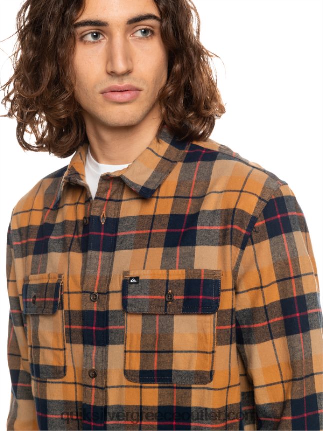 μακρυμάνικο πουκάμισο kinsale Quiksilver άνδρες 66LP841506 μαύρη ζάχαρη kinsale