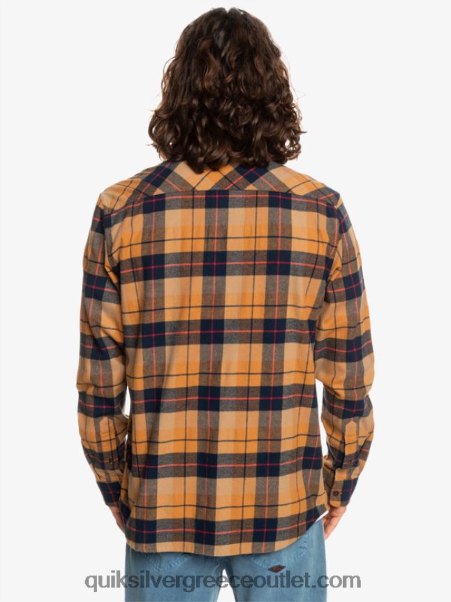 μακρυμάνικο πουκάμισο kinsale Quiksilver άνδρες 66LP841506 μαύρη ζάχαρη kinsale
