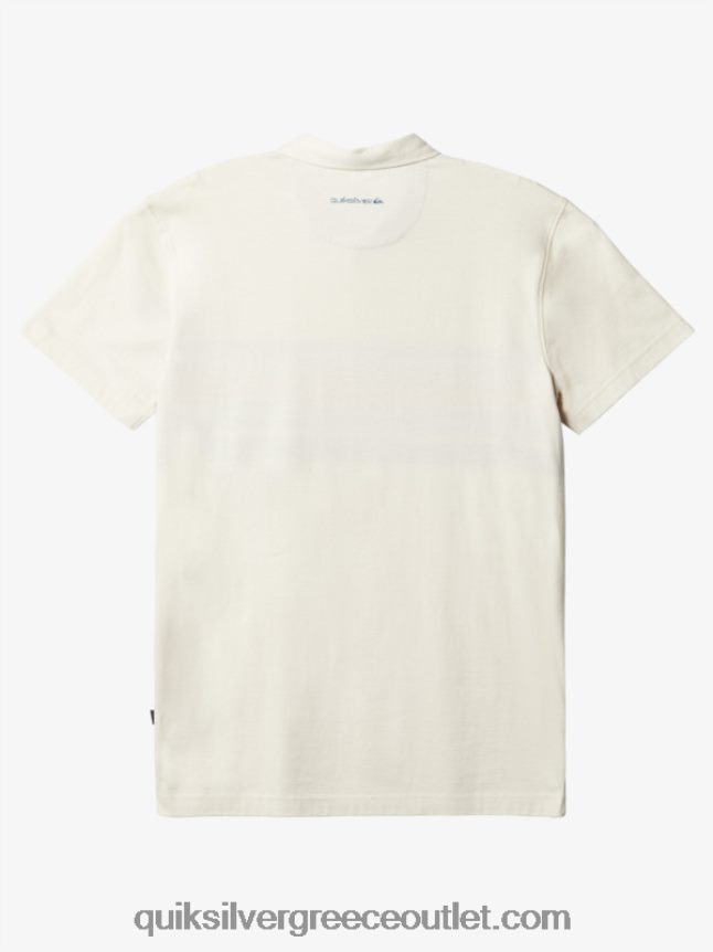 ριγέ lite κοντομάνικο μπλουζάκι πόλο Quiksilver άνδρες 66LP841625 σημύδα ριγέ lite 1