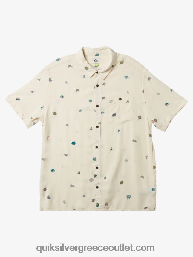 κοντομάνικο πουκάμισο minimark Quiksilver άνδρες 66LP841226 σημύδα minimark