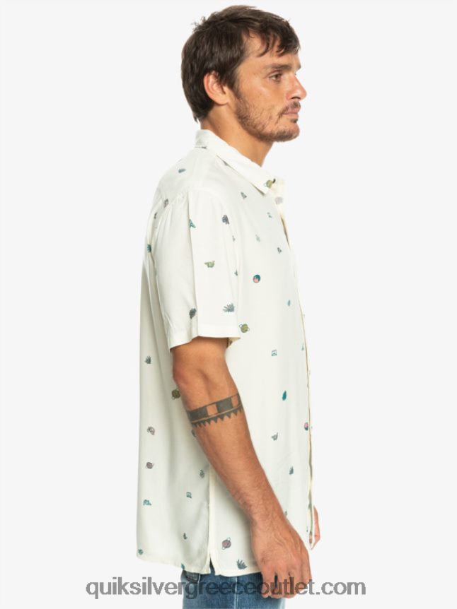 κοντομάνικο πουκάμισο minimark Quiksilver άνδρες 66LP841226 σημύδα minimark