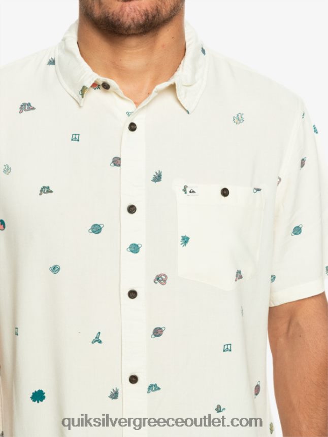 κοντομάνικο πουκάμισο minimark Quiksilver άνδρες 66LP841226 σημύδα minimark