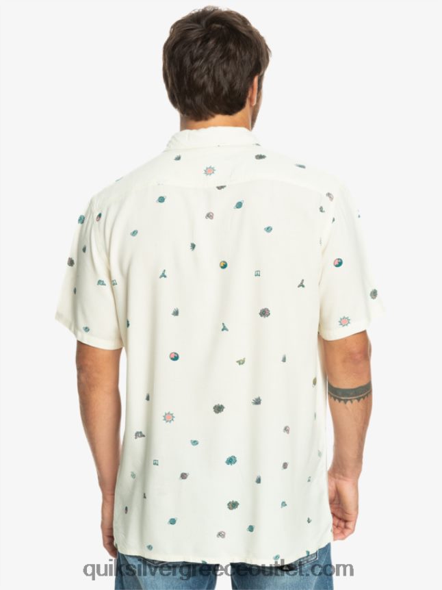 κοντομάνικο πουκάμισο minimark Quiksilver άνδρες 66LP841226 σημύδα minimark