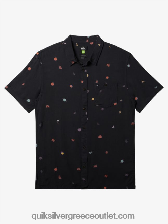 κοντομάνικο πουκάμισο minimark Quiksilver άνδρες 66LP841227 minimark άσφαλτος