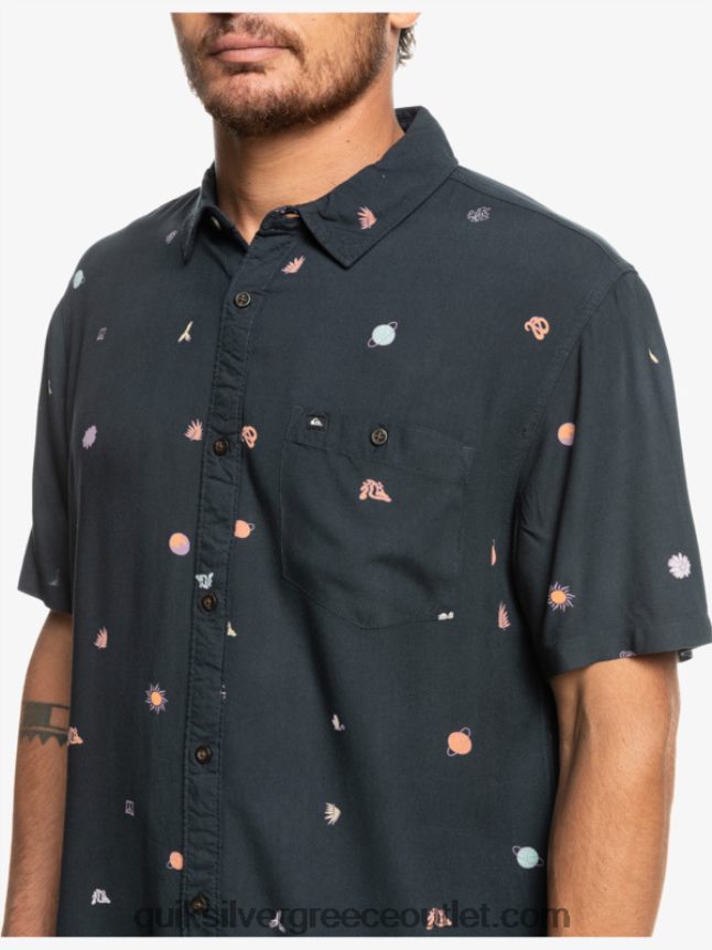 κοντομάνικο πουκάμισο minimark Quiksilver άνδρες 66LP841227 minimark άσφαλτος