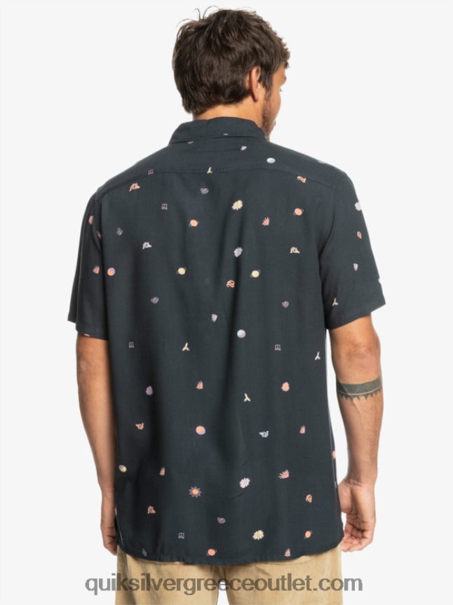 κοντομάνικο πουκάμισο minimark Quiksilver άνδρες 66LP841227 minimark άσφαλτος