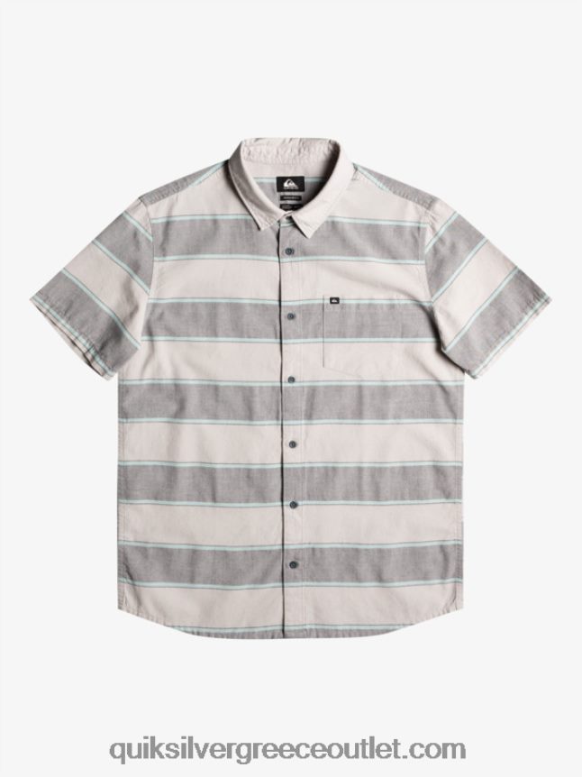 κοντομάνικο πουκάμισο prime time Quiksilver άνδρες 66LP841620 γκρι βιολετί prime time