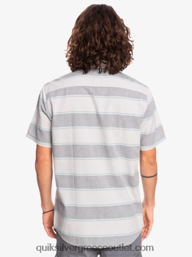 κοντομάνικο πουκάμισο prime time Quiksilver άνδρες 66LP841620 γκρι βιολετί prime time