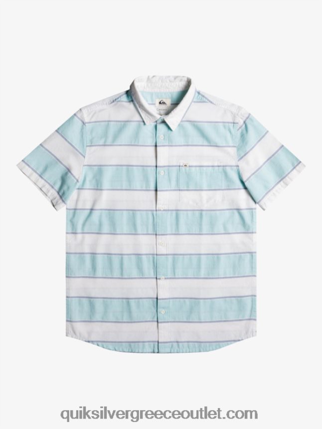 κοντομάνικο πουκάμισο prime time Quiksilver άνδρες 66LP841621 λευκή prime time
