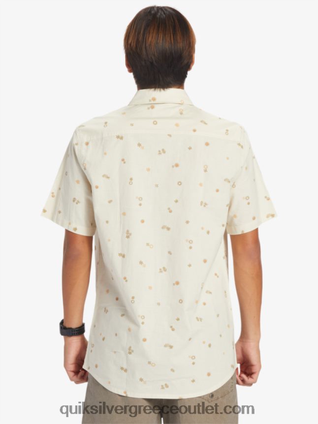 ειρηνικό rave κοντομάνικο πουκάμισο Quiksilver άνδρες 66LP84590 σημύδα ειρηνική rave ss