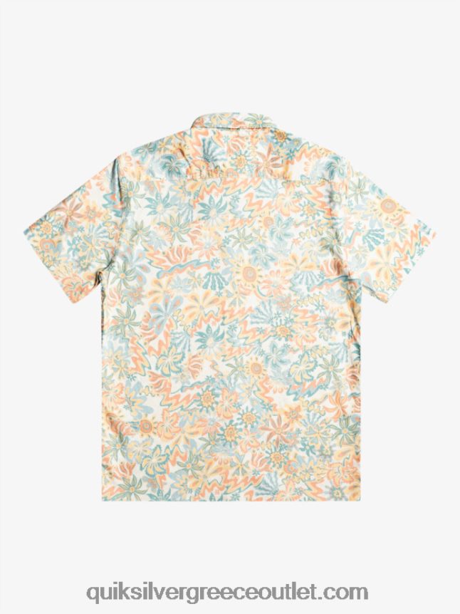 κοντομάνικο πουκάμισο surfadelica Quiksilver άνδρες 66LP84968 surfadelica σημύδας