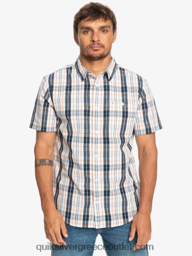 νέο κοντομάνικο πουκάμισο swinton Quiksilver άνδρες 66LP84914 σημύδα swinton