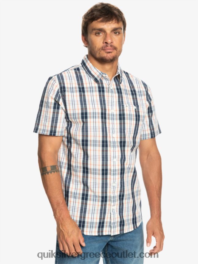 νέο κοντομάνικο πουκάμισο swinton Quiksilver άνδρες 66LP84914 σημύδα swinton