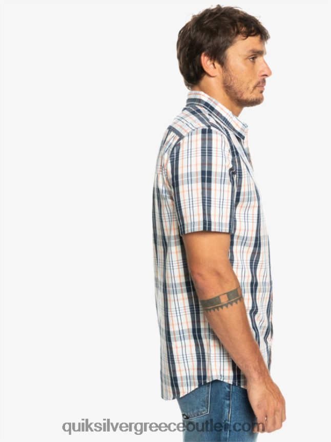 νέο κοντομάνικο πουκάμισο swinton Quiksilver άνδρες 66LP84914 σημύδα swinton