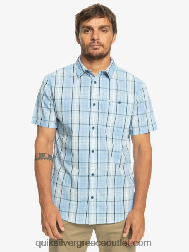 νέο κοντομάνικο πουκάμισο swinton Quiksilver άνδρες 66LP84916 μπλε του ουρανού swinton