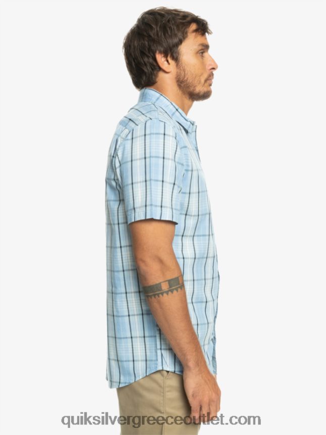 νέο κοντομάνικο πουκάμισο swinton Quiksilver άνδρες 66LP84916 μπλε του ουρανού swinton