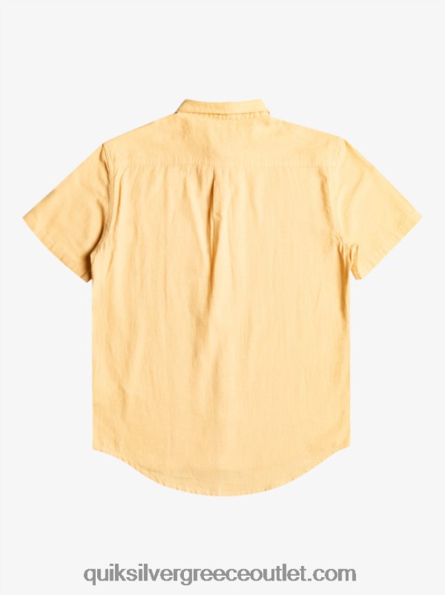 κοντομάνικο πουκάμισο time box Quiksilver άνδρες 66LP841361 σιτάρι
