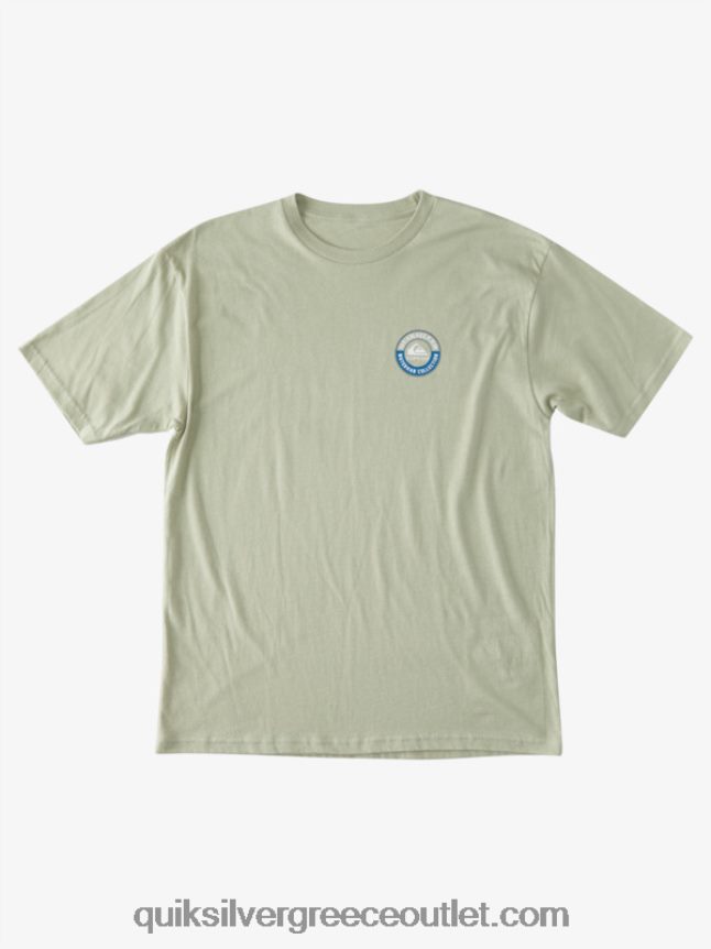 w t-shirt καπετάνιου ταξιδιού Quiksilver άνδρες 66LP841373 τσάι