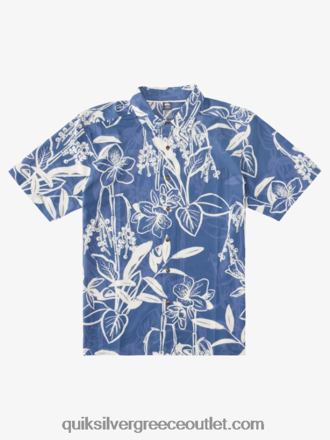 waterman χαλαρά πουκάμισο Χαβάης Quiksilver άνδρες 66LP841328 σημαία χαλαρούς τρόπους