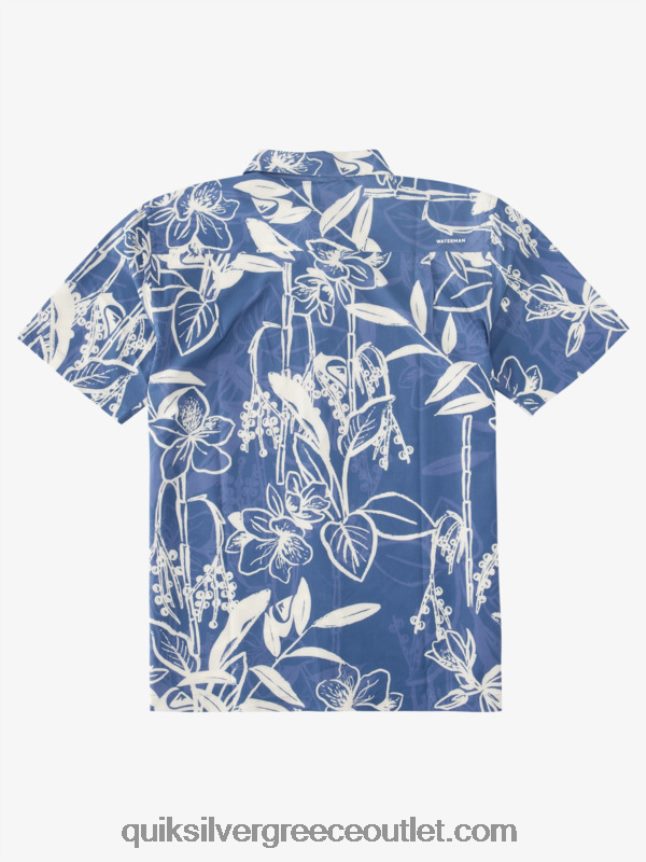 waterman χαλαρά πουκάμισο Χαβάης Quiksilver άνδρες 66LP841328 σημαία χαλαρούς τρόπους