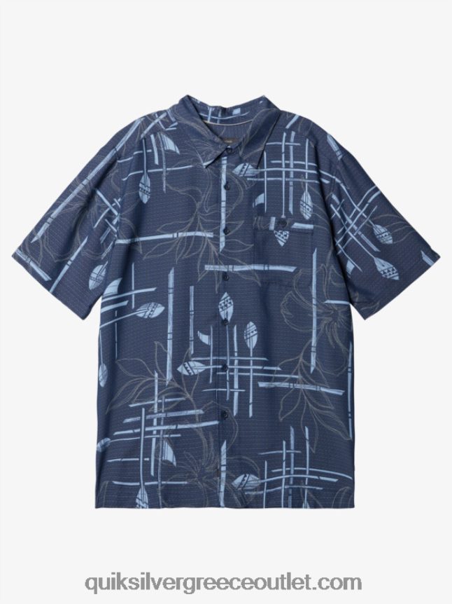 κοντομάνικο πουκάμισο waterman Quiksilver άνδρες 66LP841415 ναυτικό μπλέιζερ
