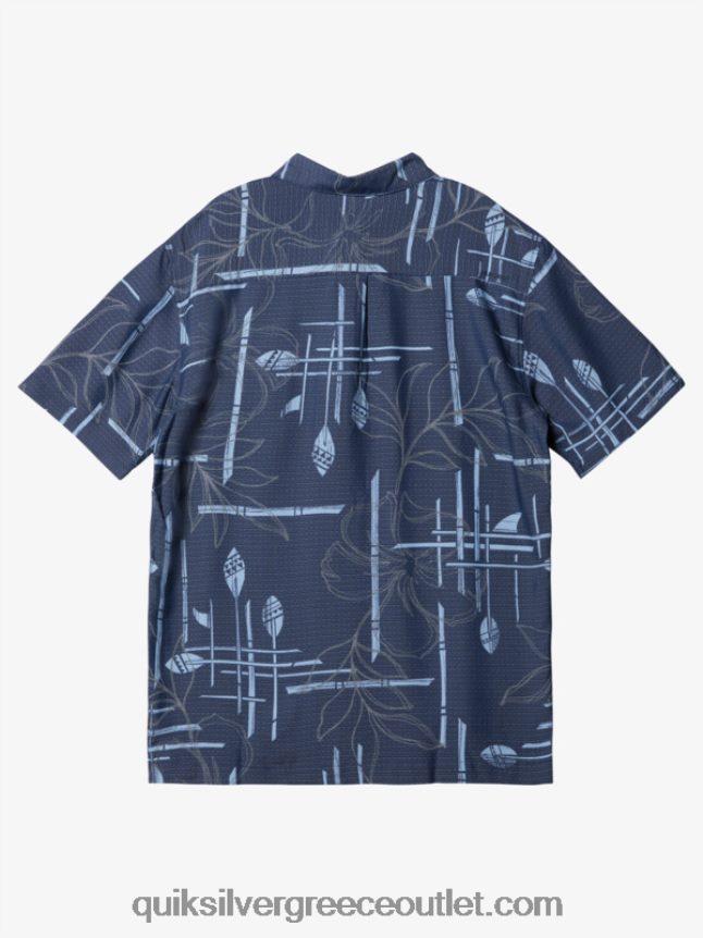 κοντομάνικο πουκάμισο waterman Quiksilver άνδρες 66LP841415 ναυτικό μπλέιζερ