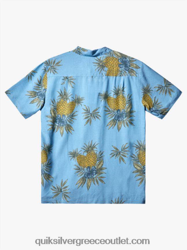 κοντομάνικο πουκάμισο waterman Quiksilver άνδρες 66LP84448 σούρουπο μπλε εργασία πεδίου